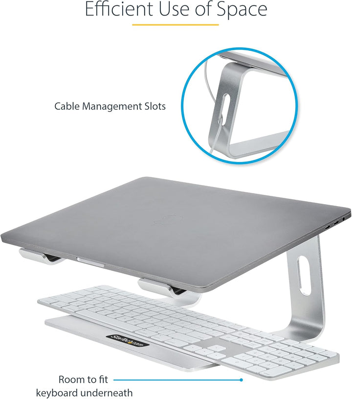 StarTech.com Schreibtisch Laptophalter, Laptophalterung/Laptop ablage/erhöhung bis 5kg Tragkraft, No