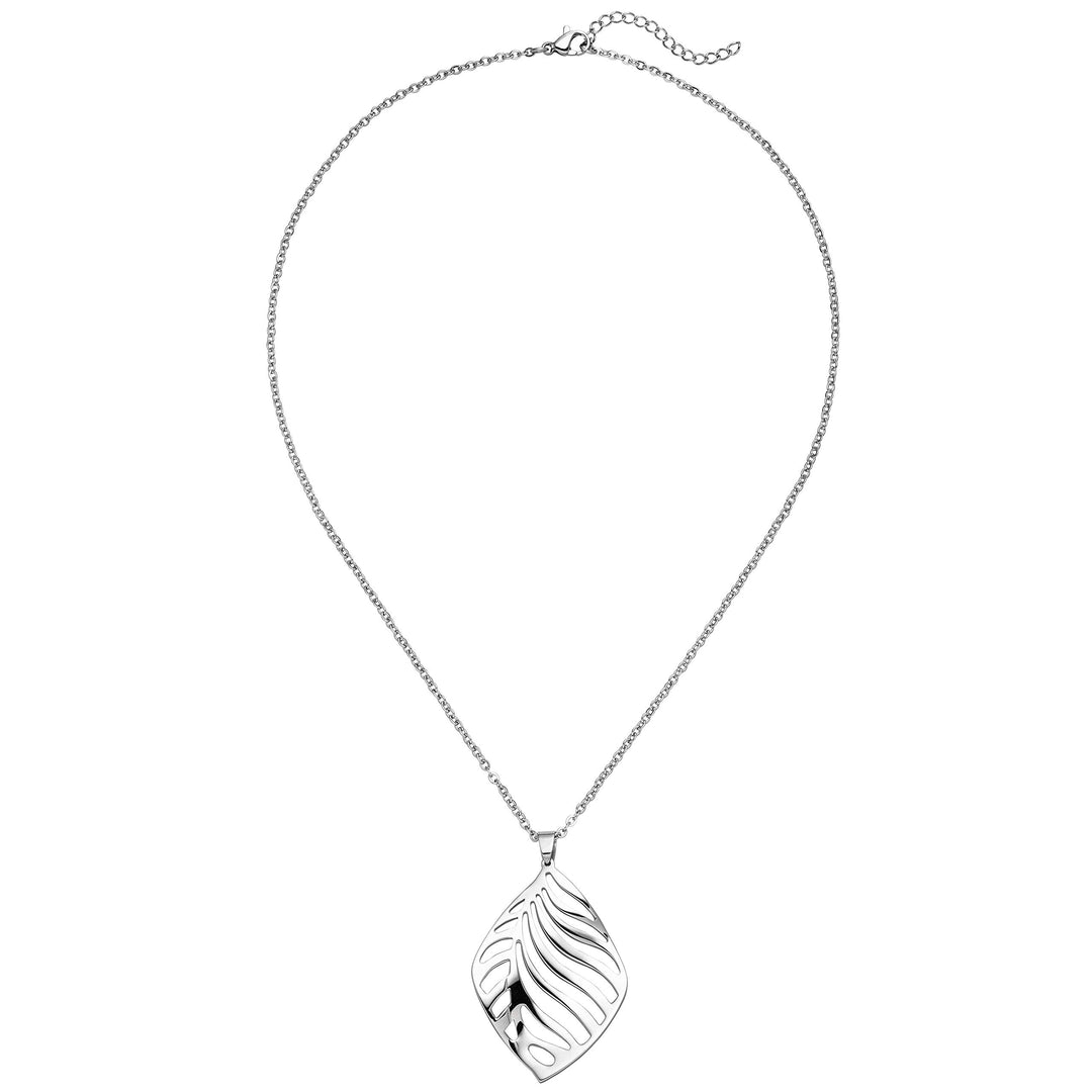Jobo Damen-Halskette aus Edelstahl mit Anhänger 47 cm