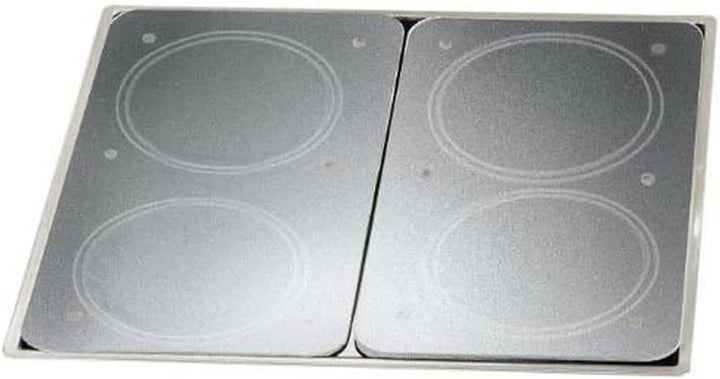 Herdabdeckplatte Universal mit Sicherheitsfolie 2er Set