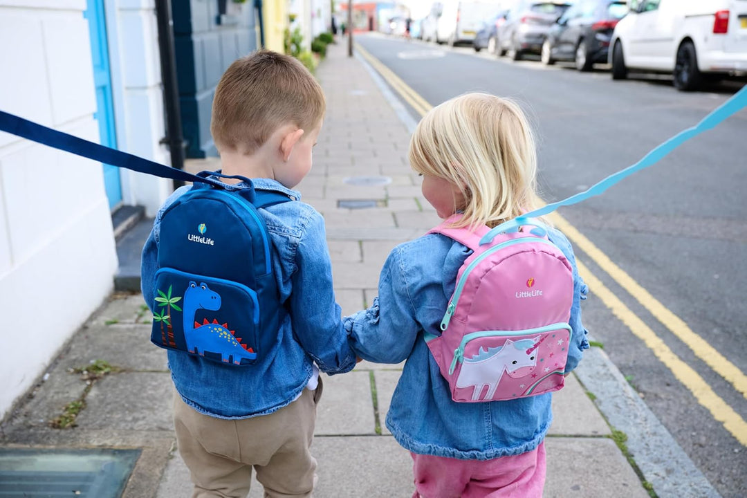 LittleLife Freundliche Gesichter Tier Kleinkind Rucksack mit Sicherheit Zügel Einhorn, Einhorn