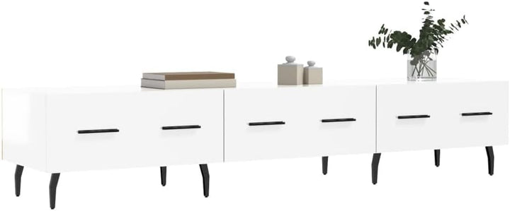 Tidyard TV-Schrank TV-Ständer TV-Möbel Mit 3 Schubladen Medienschrank 150 x 36 x 30 cm (B x T x H) F