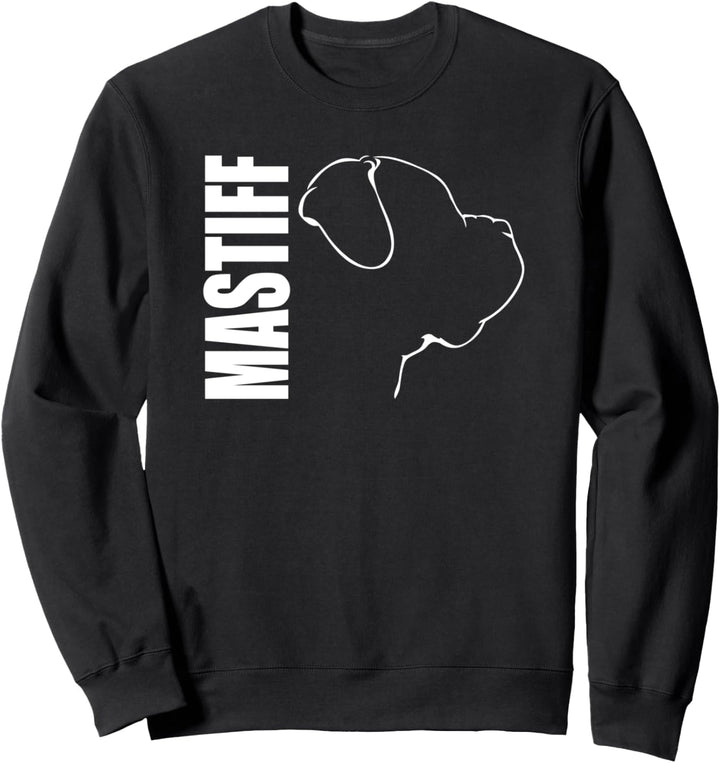 Mastiff Profil Hunderasse Hund Hunde Sweatshirt