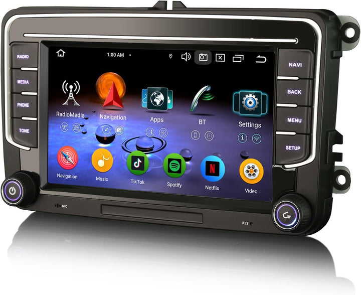 GONFEN Android 11 Autoradio für VW Passat Golf 5 Golf 6 T5 Touran Tiguan Polo Sharan Caddy Seat Skod