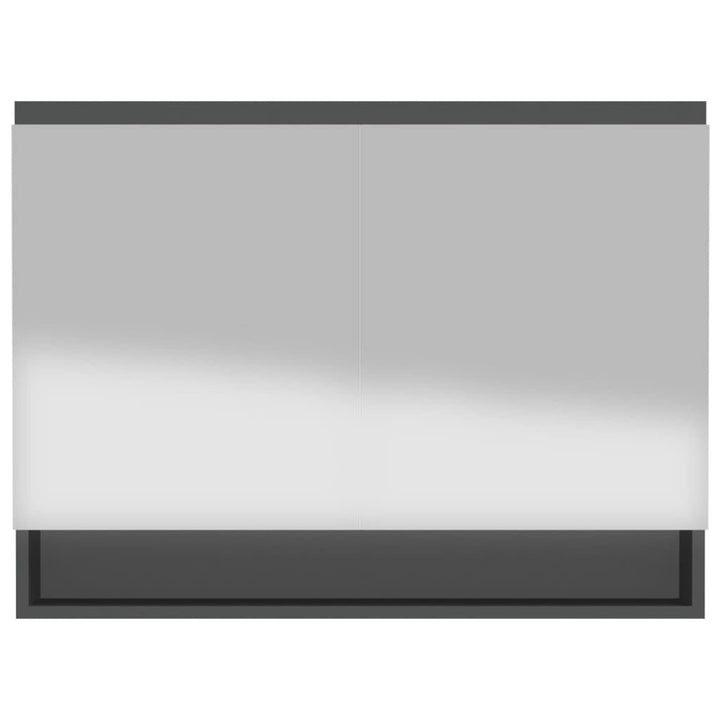 Gecheer Bad Spiegelschrank mit 2 Türen & 3 Fächer Badezimmerspiegel Badspiegel Badschrank Badezimmer