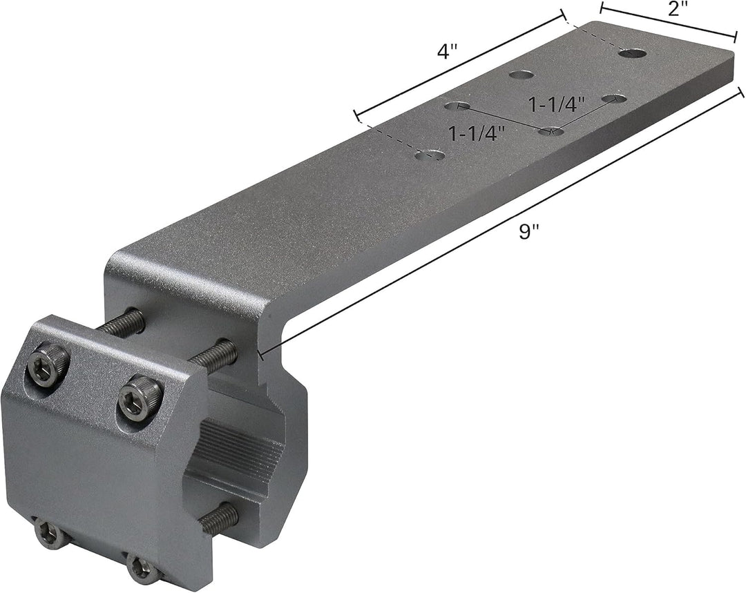 Extreme Max 3005.4269.2 Marine Rail Mount Bracket for Kuuma Style BBQ Grill - 2 Stück Packung mit 2