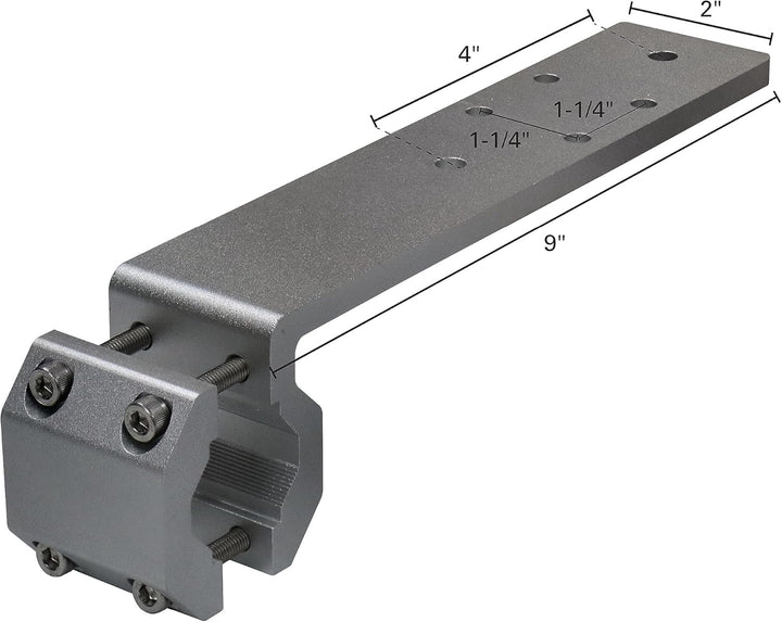 Extreme Max 3005.4269.2 Marine Rail Mount Bracket for Kuuma Style BBQ Grill - 2 Stück Packung mit 2