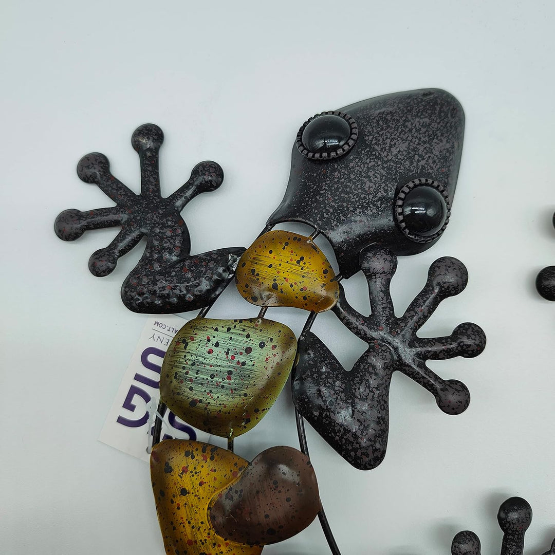 ROCKING GIFTS Wanddekoration, Eidechse, Salamander, Kunst-Ornament, zum Aufhängen für Garten, Verand