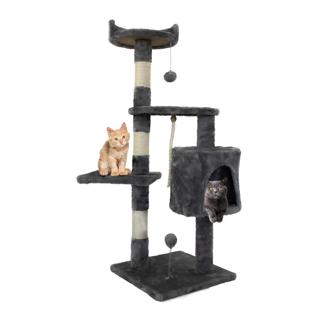 Mobiclinic® Pets, Kratzbaum, Modell Silvestre, Europäische Marke, Grösse: Medium, Zum Klettern, 3 Hö