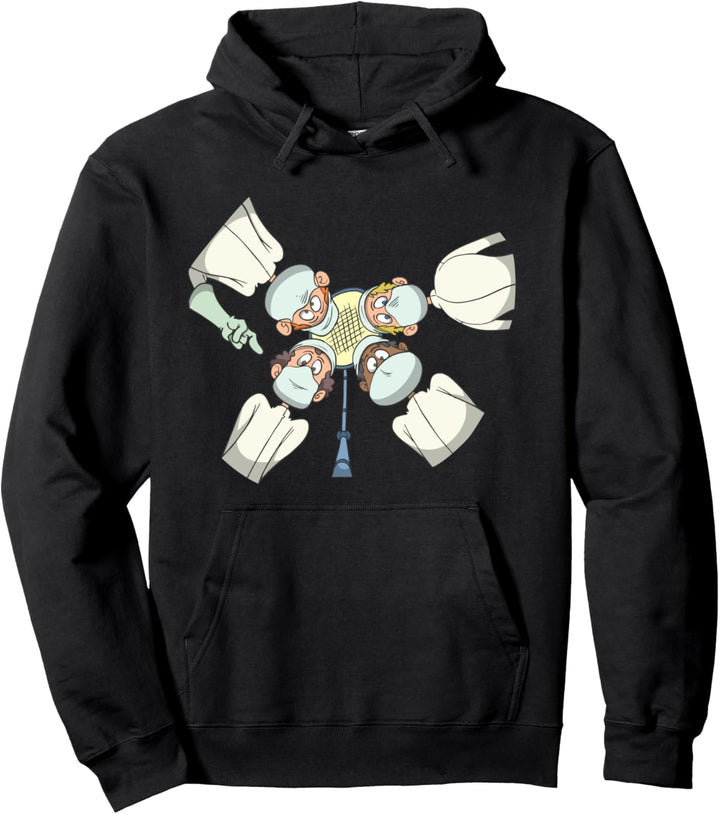 Krankenschwestern und Ärzte im OP-Saal Pullover Hoodie