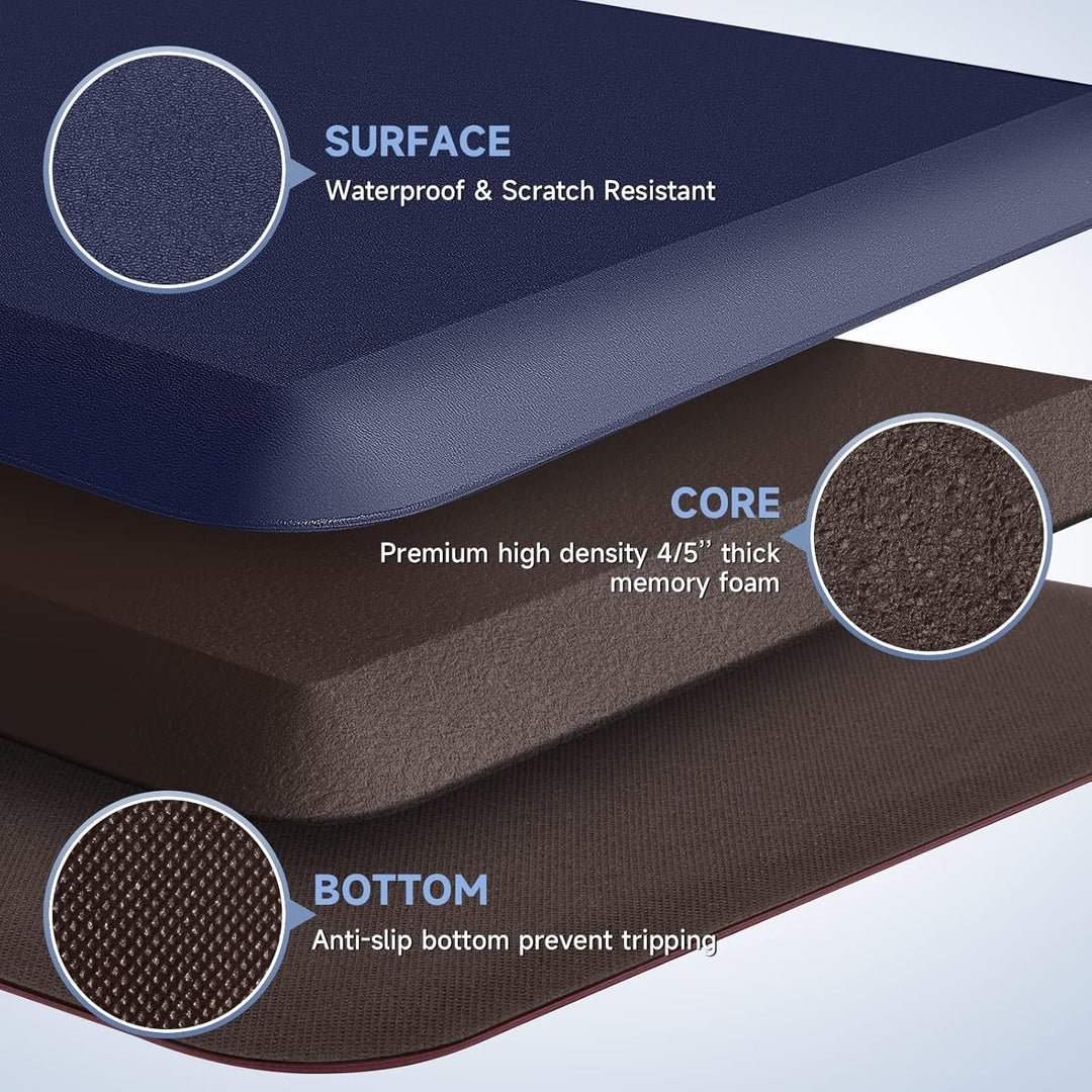 StepRite 1.2 cm dicke Küchenmatte, Anti-Müdigkeit-Matte, Küchenteppiche, Küchendekoration, rutschfes
