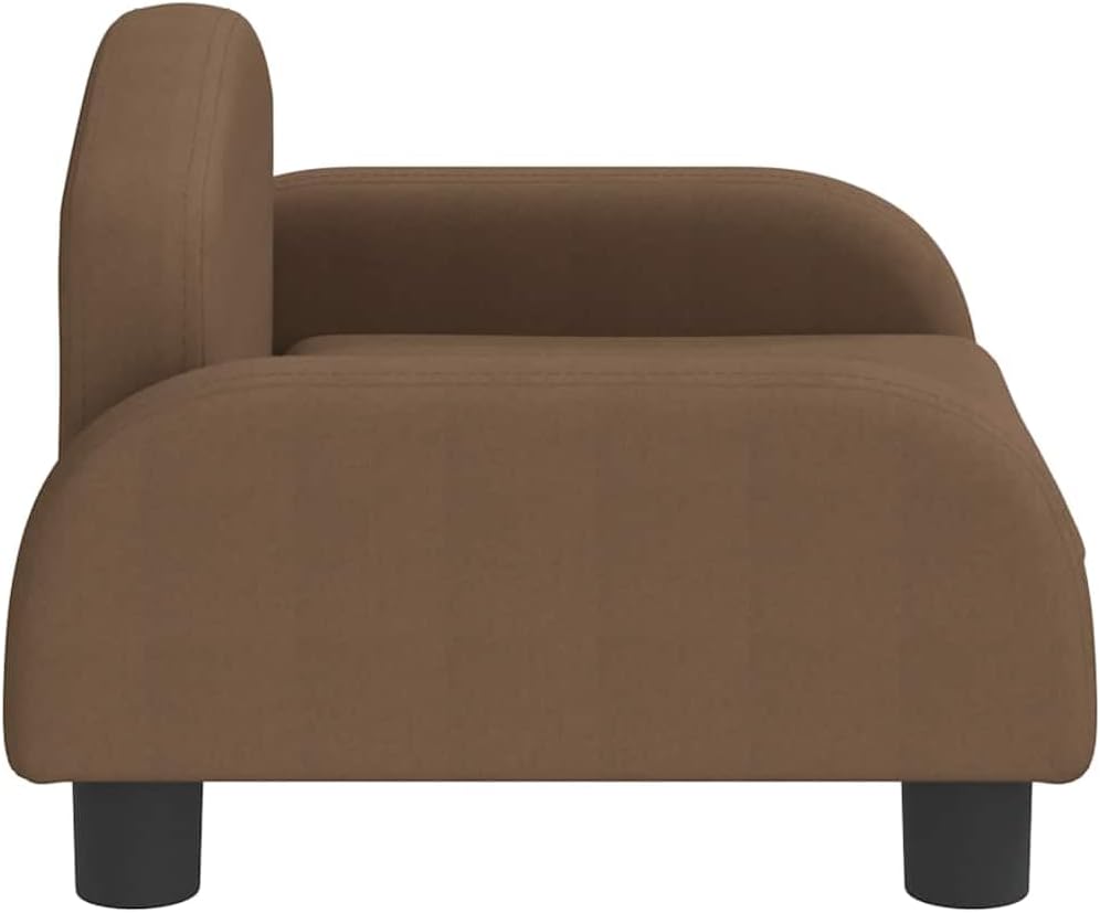 vidaXL Kindersofa Braun 50x40x30 cm Stoff 50 x 40 x 30 cm Braun, 50 x 40 x 30 cm Braun