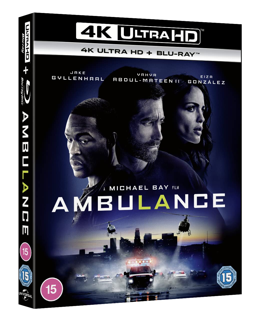 Ambulance [4K Ultra HD] [2022] [Blu-ray] [Region Free], Blu-ray