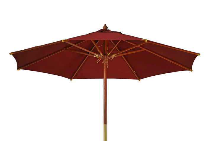 Kai Wiechmann Sonnenschirm 300 cm edel Windauslass UV-Schutz 50+ Bordeaux, Bordeaux