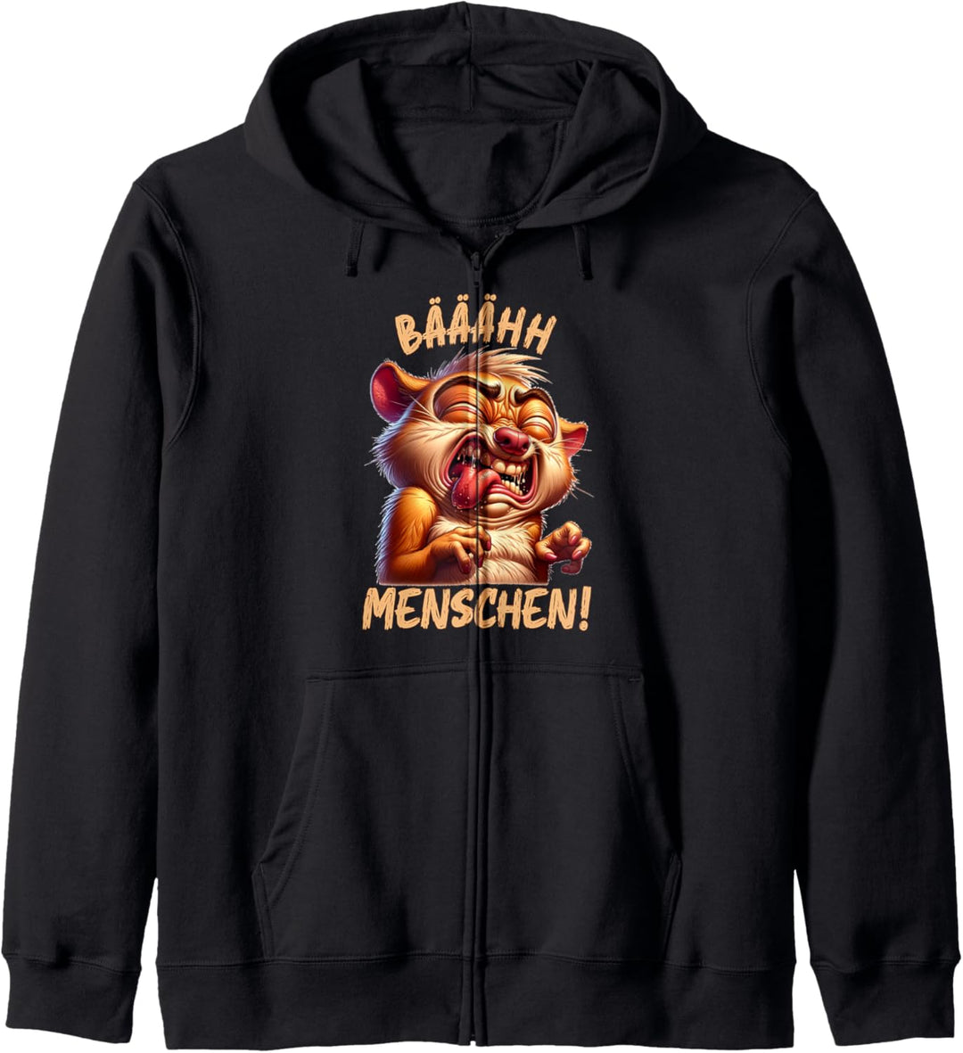 Bäääh Menschen Ich hasse Menschen Kapuzenjacke