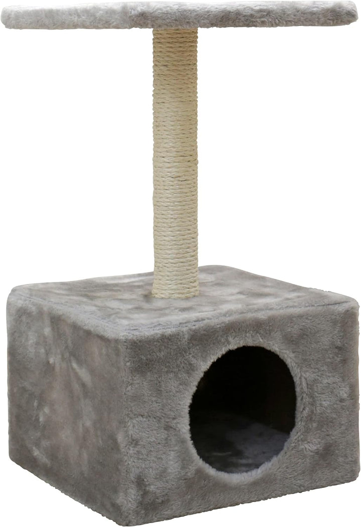 Kerbl Kratzbaum Amethyst, Höhle Liegefläche Silsalsäulen, Grau, grau