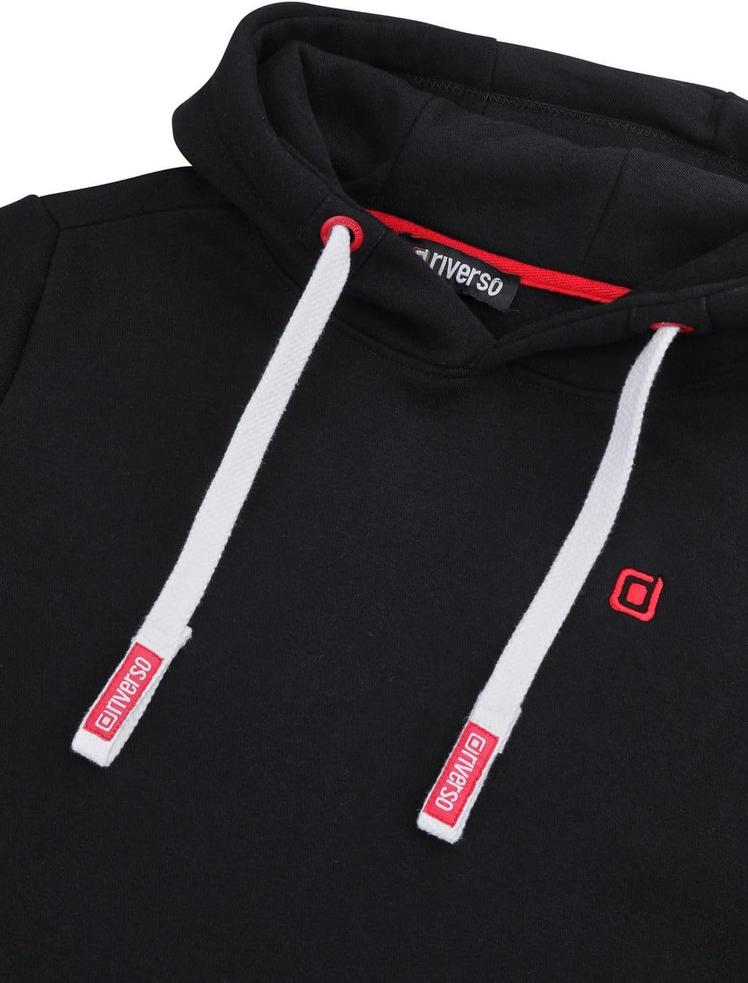 riverso Hoodie Herren Regular Fit RIVLinus Kapuzenpullover Pullover Sweatshirt Streetwear Grau Braun