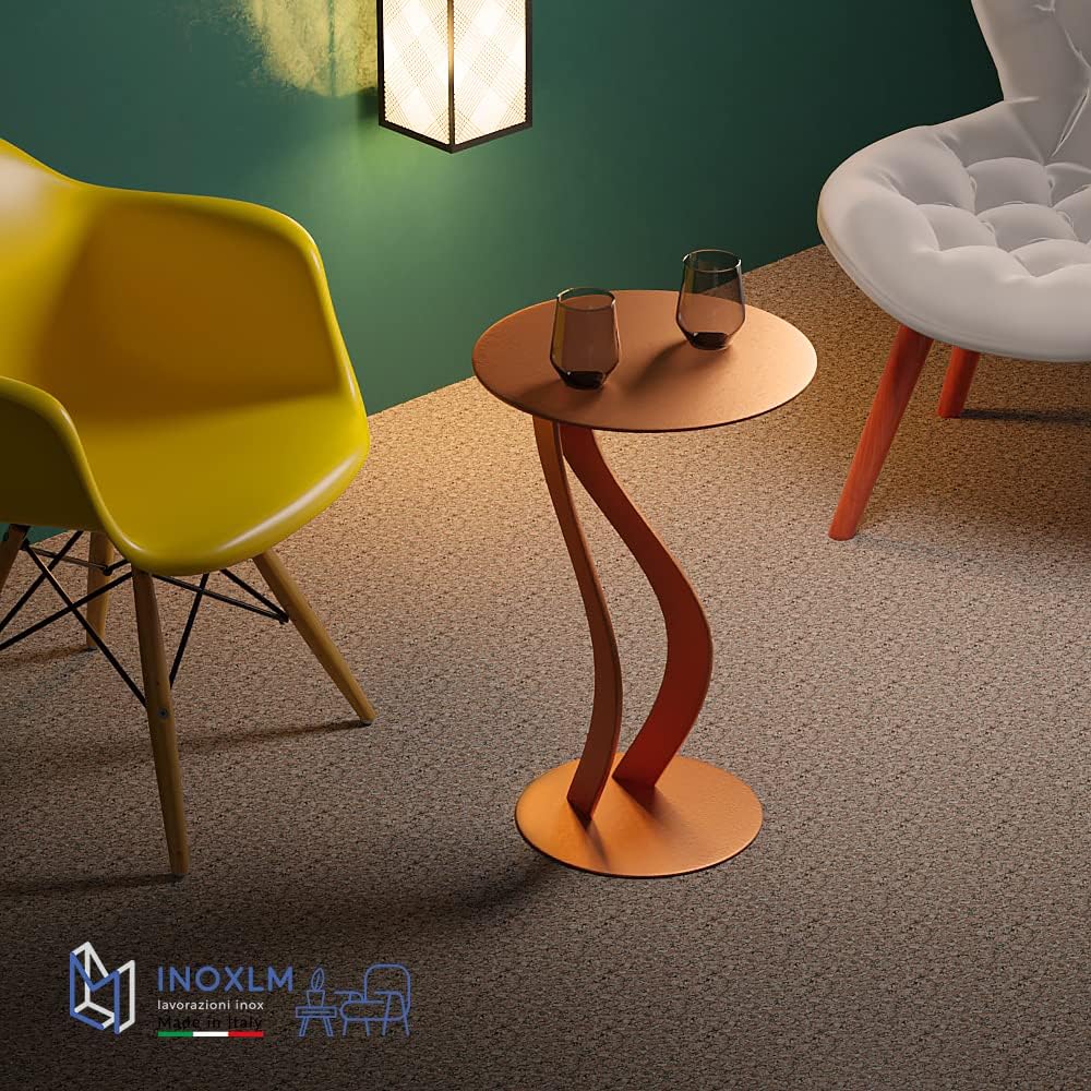 INOXLM Couchtisch Narciso | Couchtisch | Couchtisch | Niedriger Design | Couchtisch für Wohnzimmer |