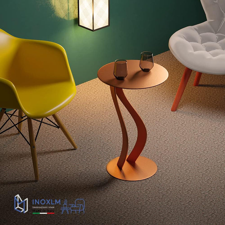 INOXLM Couchtisch Narciso | Couchtisch | Couchtisch | Niedriger Design | Couchtisch für Wohnzimmer |