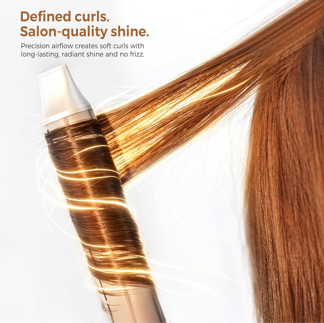 UKLISS Airstyler 6 in 1 mit LCD-Display, Hairstyler & Haarstyler Set mit Hair Dryer, Rundbürstenföhn