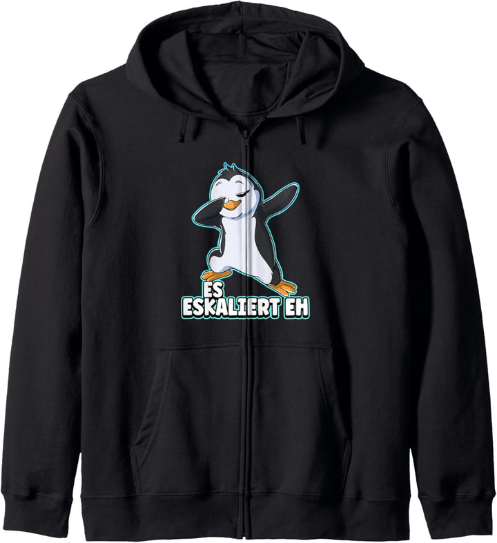 Es Eskaliert Eh Pinguin Kapuzenjacke