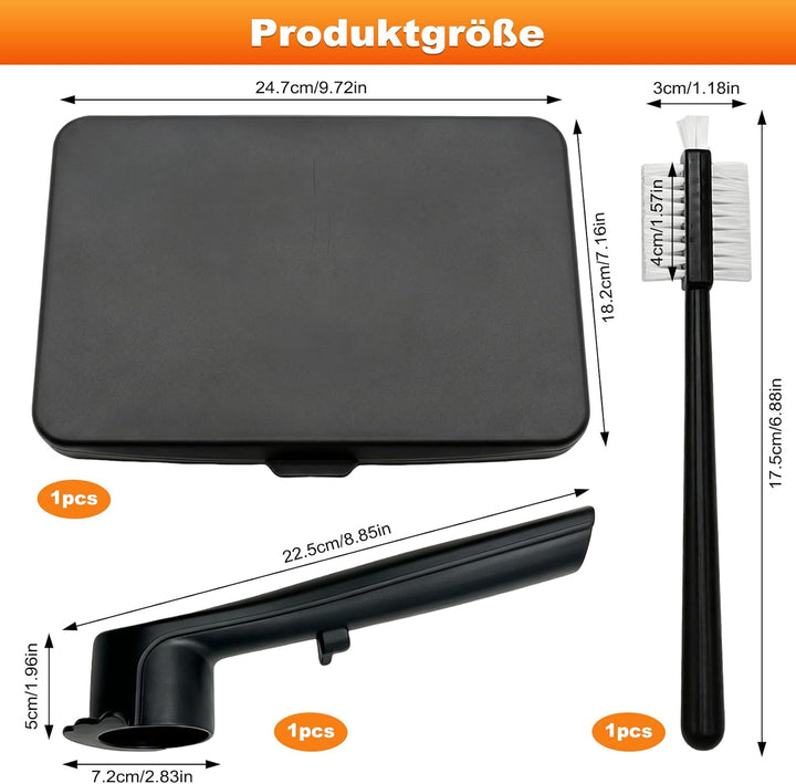 Displayschutz und Dampfumleiter Set für Thermomix TM7 Bimby, Silikon Display Abdeckung gegen Kratzer
