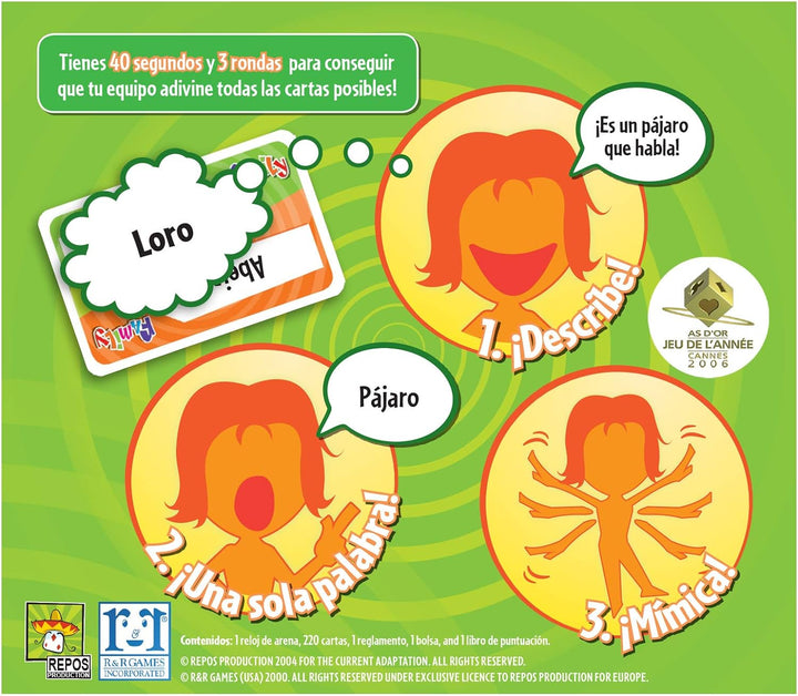 Asmodee – Time 's Up Family 1 (ade0tuf01es); Sprache -Spanisch