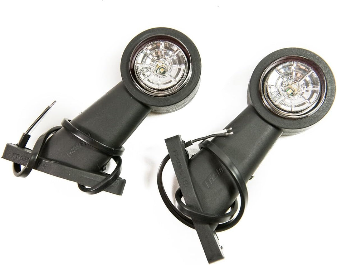 2 x LED Gummi Begrenzungsleuchte Seitenleuchte 12V 24V mit E-Prüfzeichen Positionsleuchte Auto LKW P