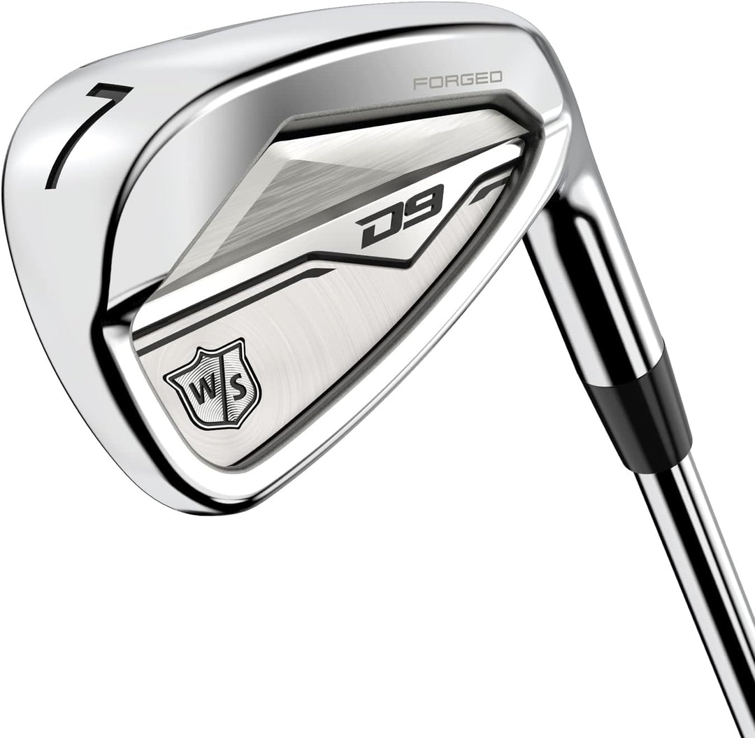 Wilson Golfschläger-Eisensatz, Golf-Eisen, Schwarz mit Goldakzenten, Regulär, Graphit, Edelstahl, Go