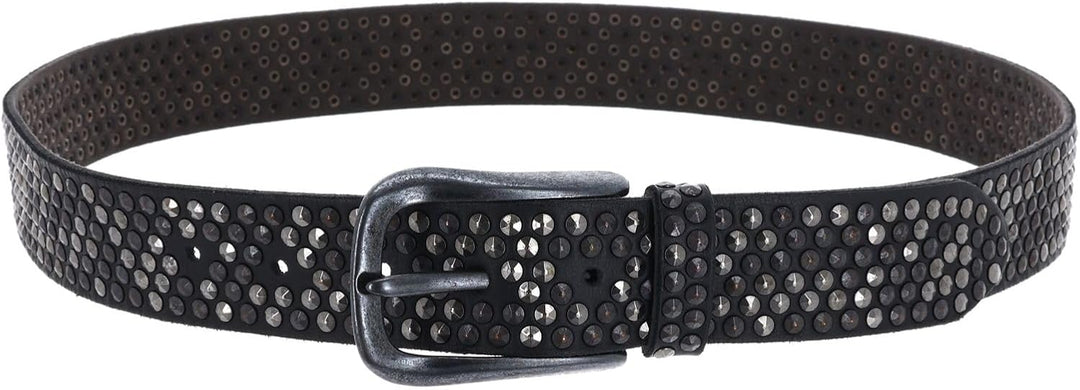 B.Belt Zoe Black Leather Belt W105 Black