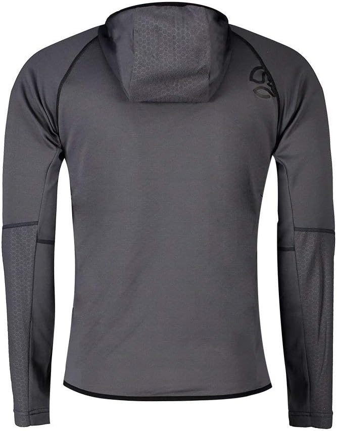 Ternua Herren Rakker Hoodie Jacke Fleecejacke Fleecepullover L Whales Grey, L Whales Grey