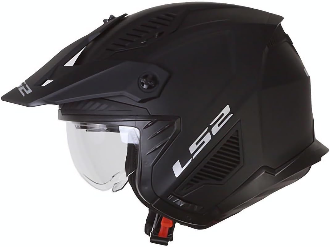 LS2, Jet modularhelme motorrad DRIFTER solid mat black 2206, S S Solid mat black, S Solid mat black