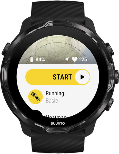 Suunto 7 Smartwatch with Versatile Sports Black, Black