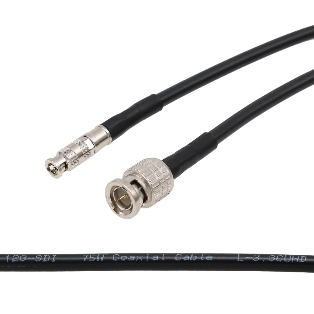 HangTon 4K 12G SDI Video Kabel HD Micro BNC auf Standard BNC für Blackmagic Video Assist 5 Zoll Moni