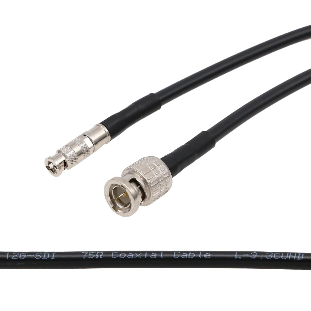 HangTon 4K 12G SDI Videokabel HD Micro BNC auf Standard BNC für Blackmagic Video Assist 5 Zoll Monit