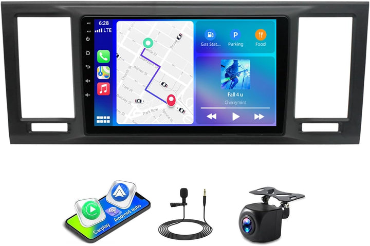 2+64G 9 Zoll Bluetooth Autoradio mit Bildschirm für VW T6 Transporter Multivan 2016-2022 Android 14