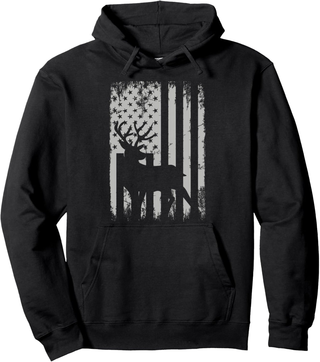 American Deer Hunter Patriotic T Shirt für Männer & Frauen G Pullover Hoodie