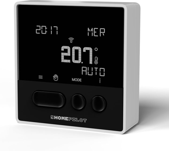 Home Pilot - Smart Thermostat Classic mit Receiver. Energie sparen | Sprachsteuerung | Programmierun