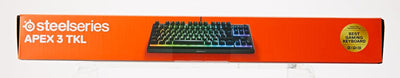 SteelSeries Apex 3 TKL - RGB Gaming-Tastatur - Kompakter Tenkeyless-Formfaktor - 8-Zonen-RGB-Beleuch