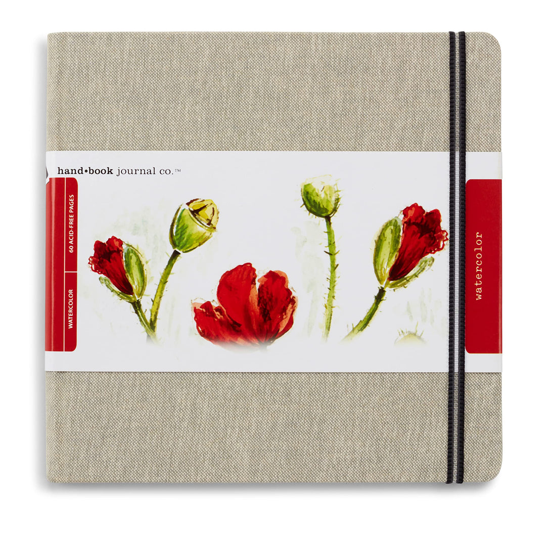 Speedball 769888 Art Journal 20,3 x 20,3 cm NAT.Linen, Papier, 200 g/m², Square, Square