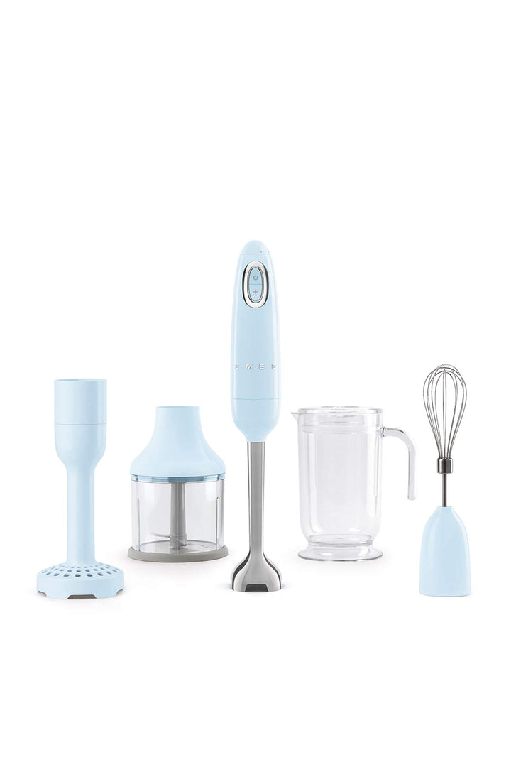 Smeg, HBF02PBEU Stabmixer, Turbo-Funktion und Flowblend-Schneidesystem, mit rutschfestem Griff, inte