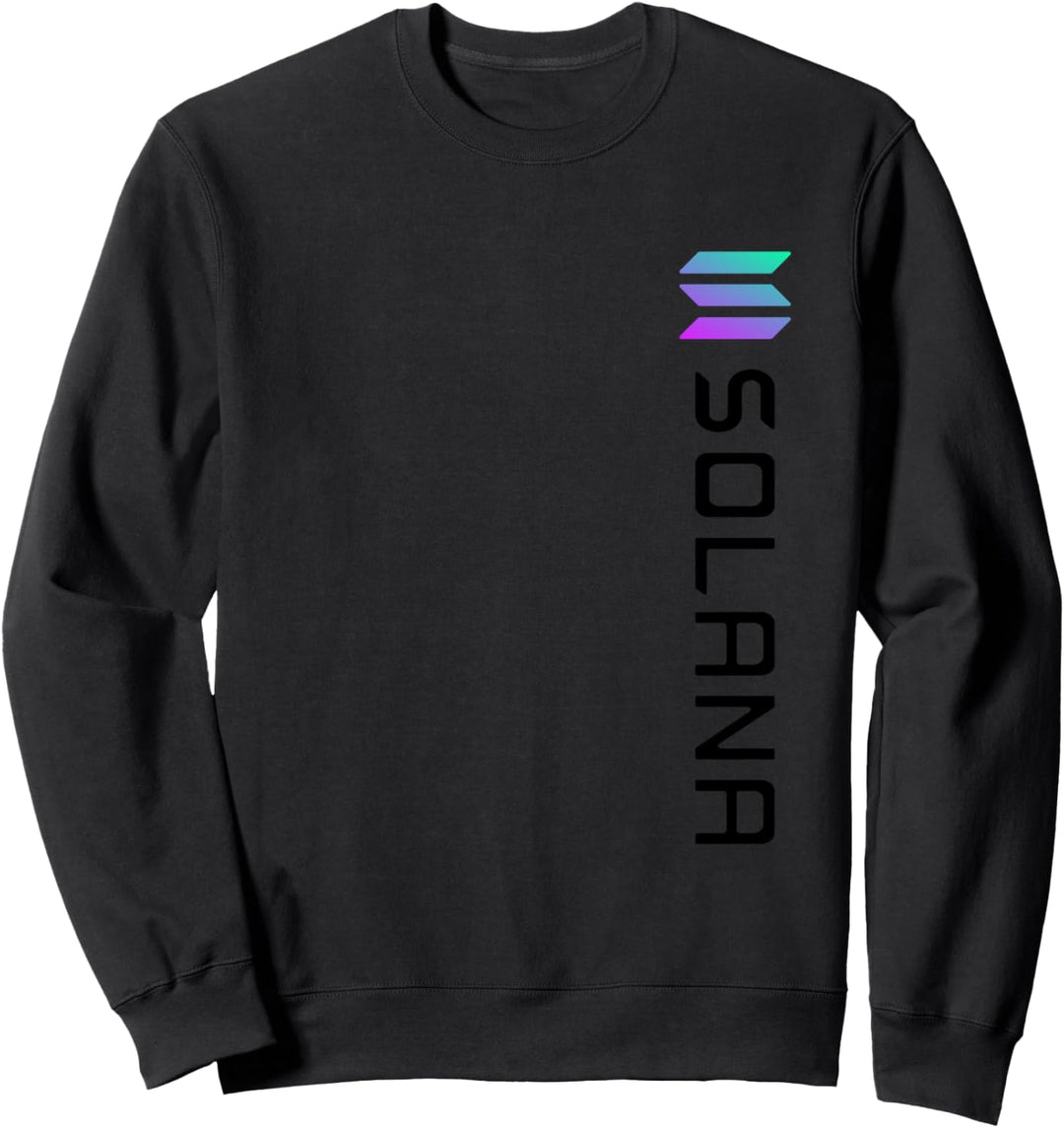 Solana SOL Logo Krypto Blockchain | Solana SOL Sweatshirt