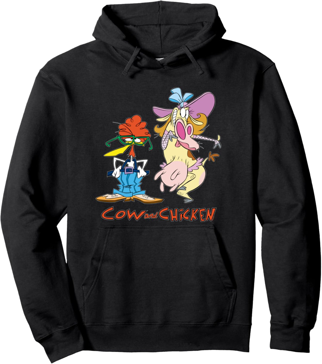 Cartoon Network Cow & Chicken Halloween Costumes Pullover Hoodie