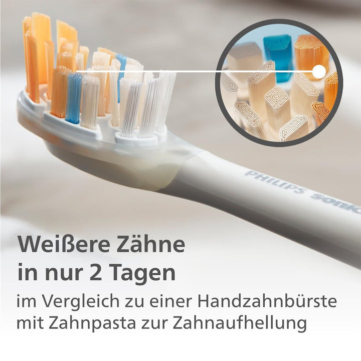 Philips Sonicare Original A3 Premium All-in-One Standard-Schallzahnbürstenköpfe - 2er-Pack in Weiss