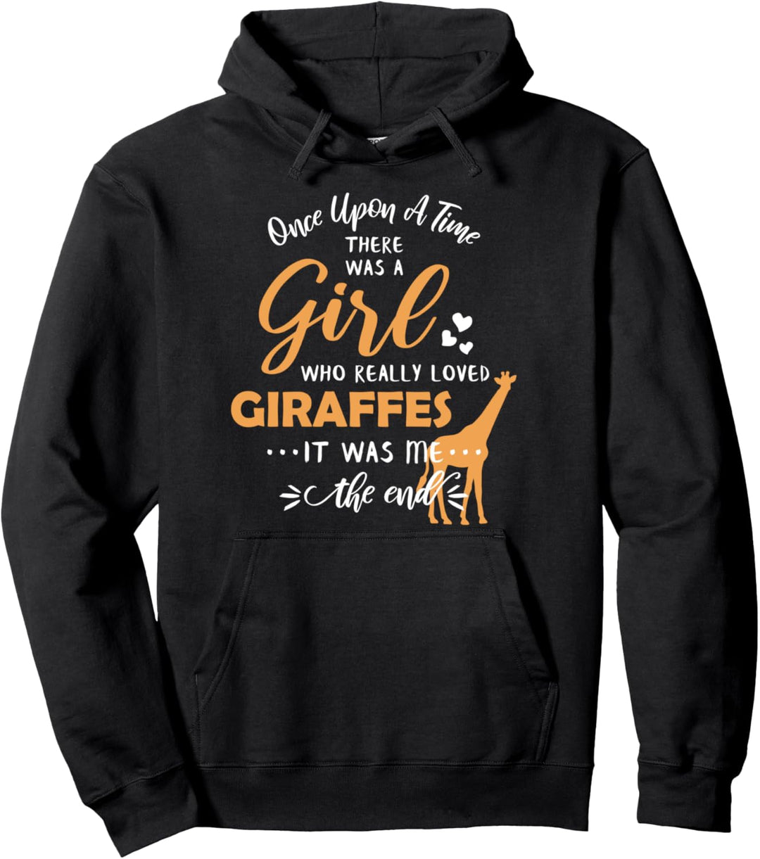 Girl Who Loves Giraffes Giraffe Gift Ideas Giraffe Lovers Pullover Hoodie