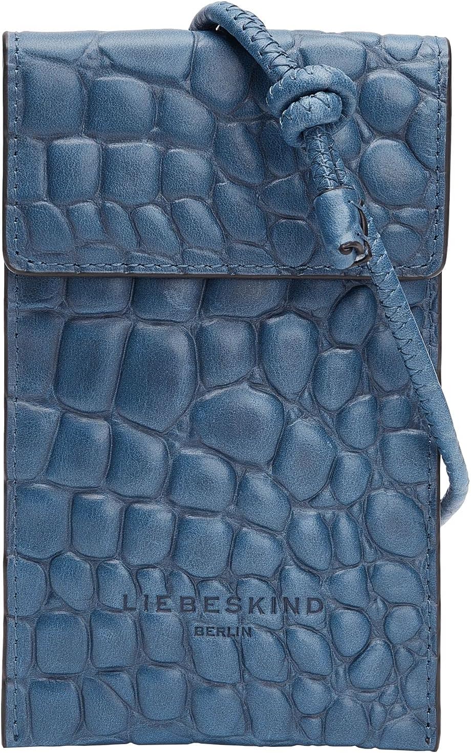 Liebeskind Damen Annie Mobile Pouch Necklace Accessoire Retro Denim, Retro Denim