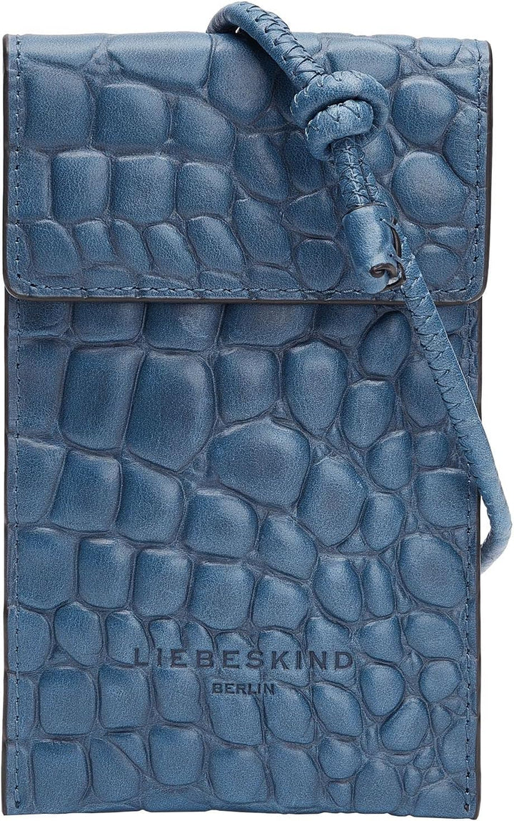 Liebeskind Damen Annie Mobile Pouch Necklace Accessoire Retro Denim, Retro Denim