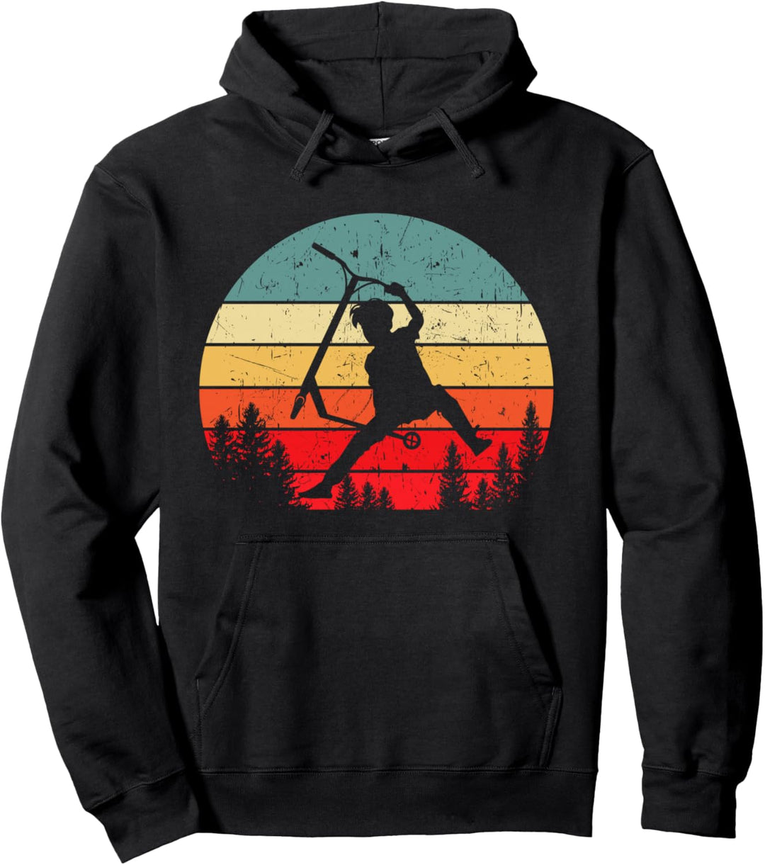 Scooter Stunt Tretroller Geschenkidee Kinder & Teenager Pullover Hoodie