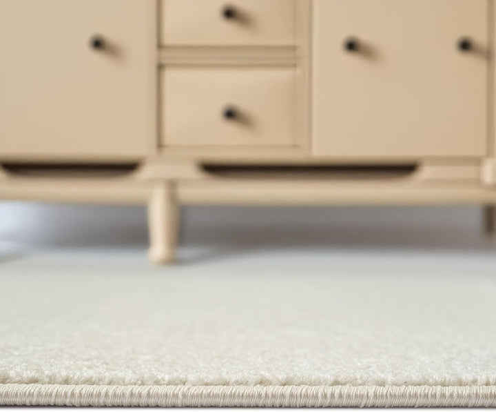 SANAT Kurzflor Teppich Wohnzimmer - Uni Modern Teppiche fürs Schlafzimmer, Arbeitszimmer, Büro, Flur
