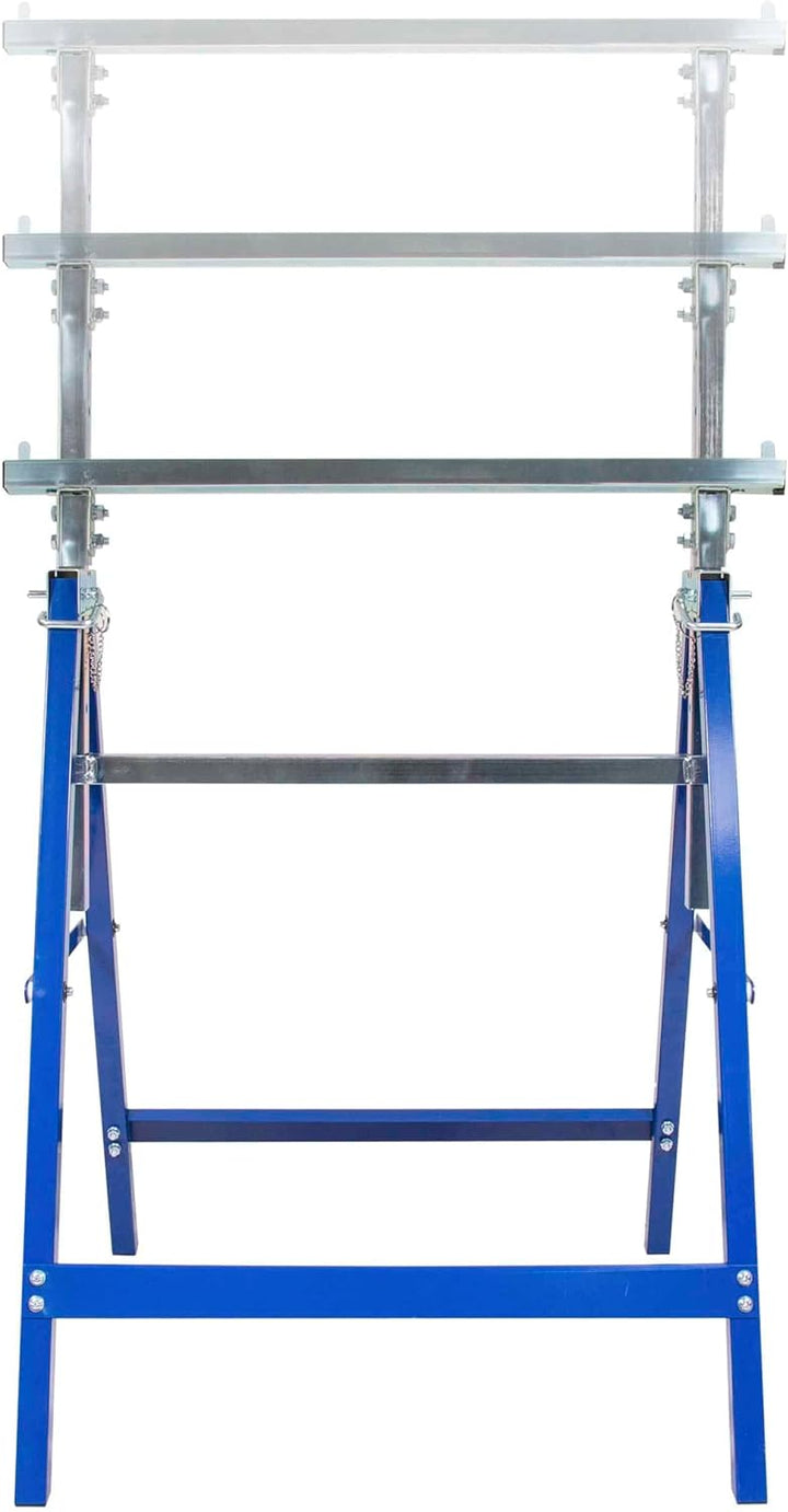 Allzweckbock Gerüstbock max 150kg Teleskop-Arbeitsbock 7-fach höhenverstellbar klappbar
