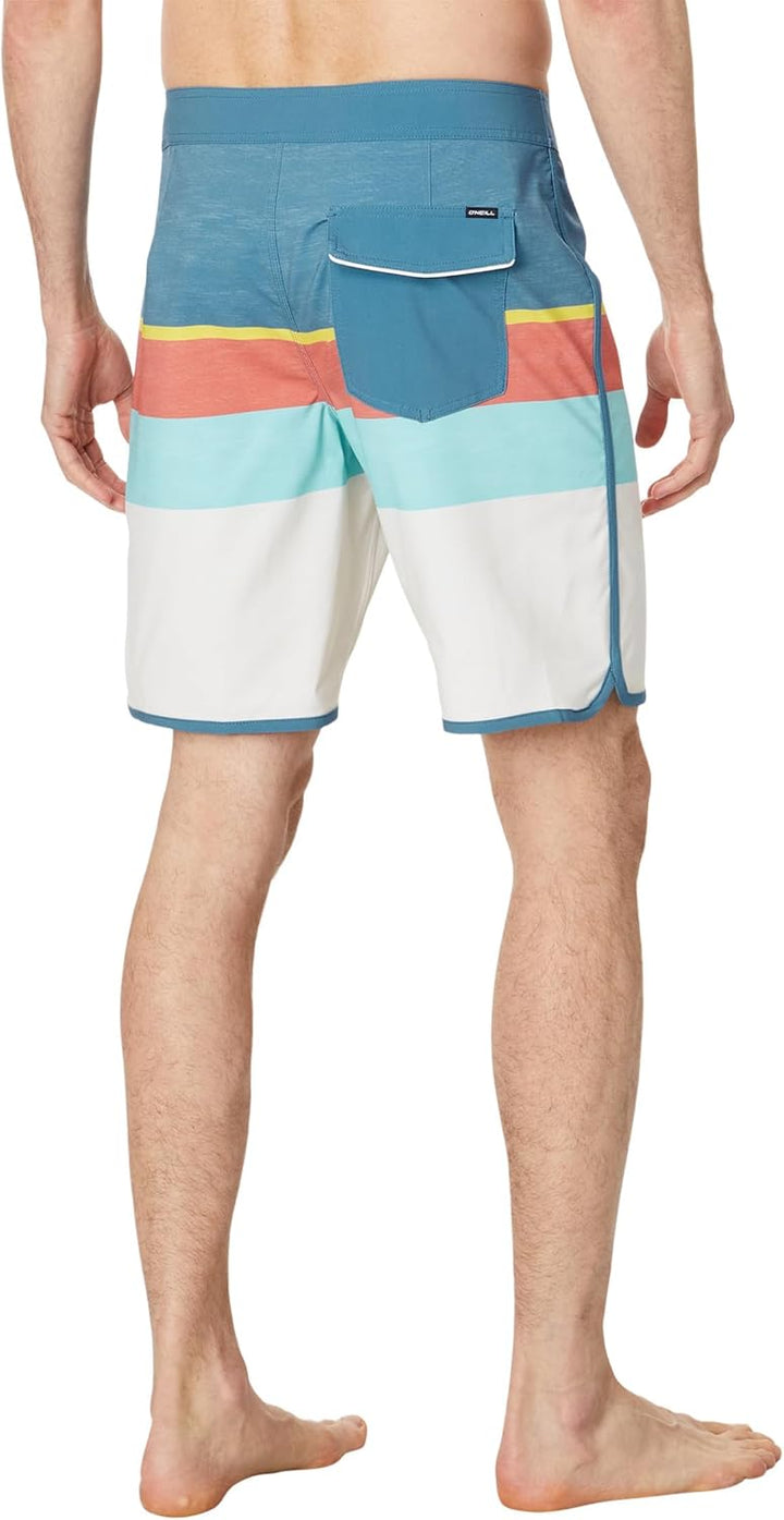 O'NEILL Herren Hyperfreak Heist Boardshorts Bademode 28 Copen Blue | Lennox Scallop 19, 28 Copen Blu